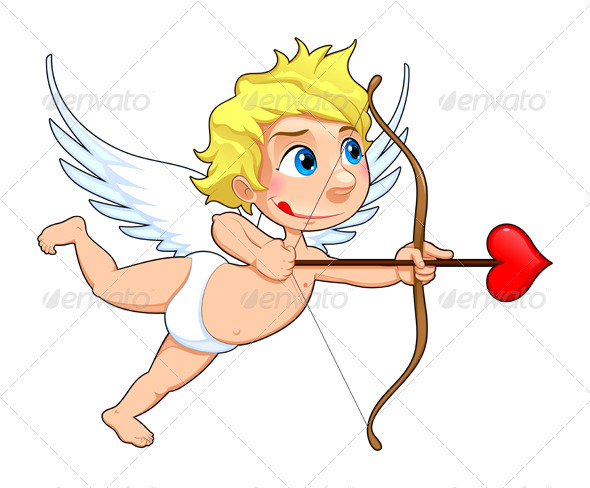 Funny Cupid. - Characters Vectors