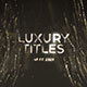 Luxury Glitter Streaks Titles - VideoHive Item for Sale