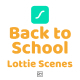 Back To School Lottie Scenes - VideoHive Item for Sale