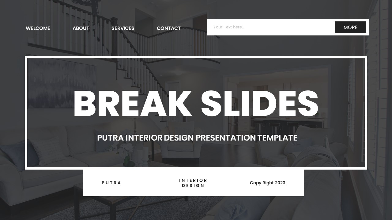 Putra Interior Design Powerpoint Template, Presentation Templates ...