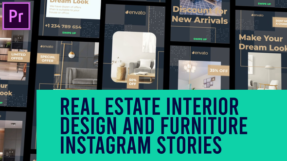 Real Estate Interior Design and Furniture Instagram Story and Reel | MOGRT