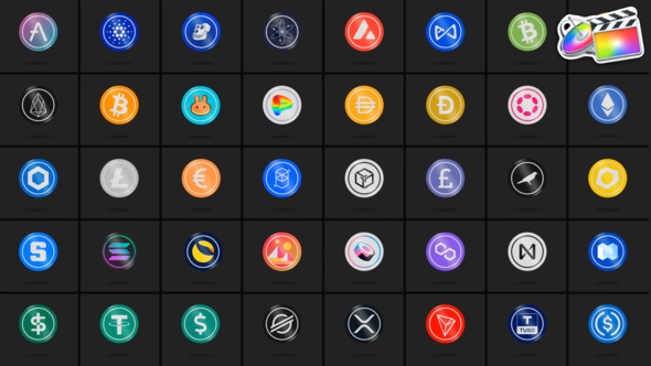 40 Cryptocurrencies for FCPX