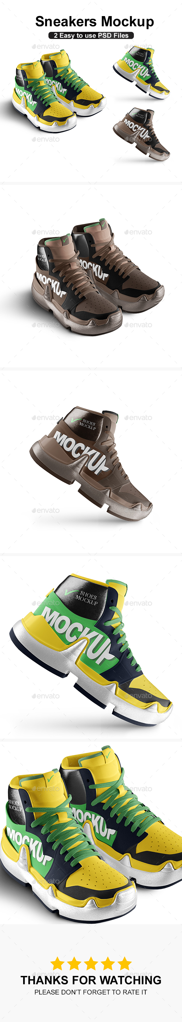 Sneakers Shoes Mockup
