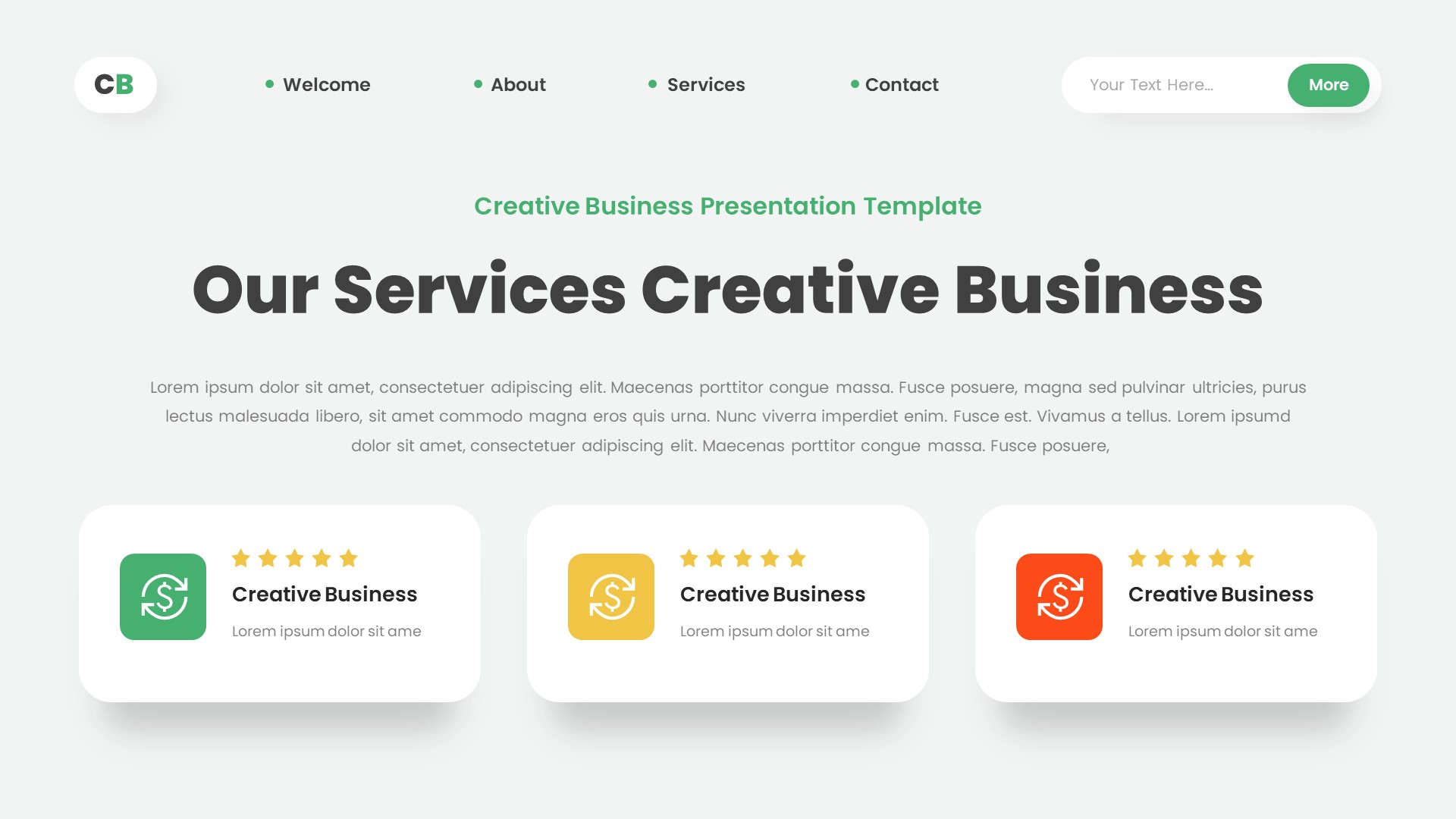Creative Business Google Slides Template, Presentation Templates ...