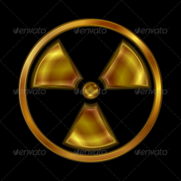 Nuclear Radiation Vector Symbol - Miscellaneous Conceptual