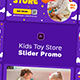 Kids Toy Stores Slider Promo MOGRT - VideoHive Item for Sale