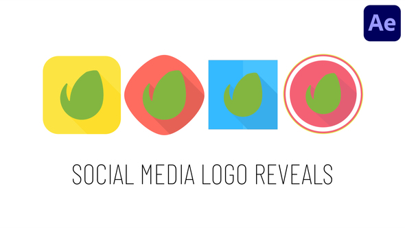 Social Media Logo Reveals for After Effects