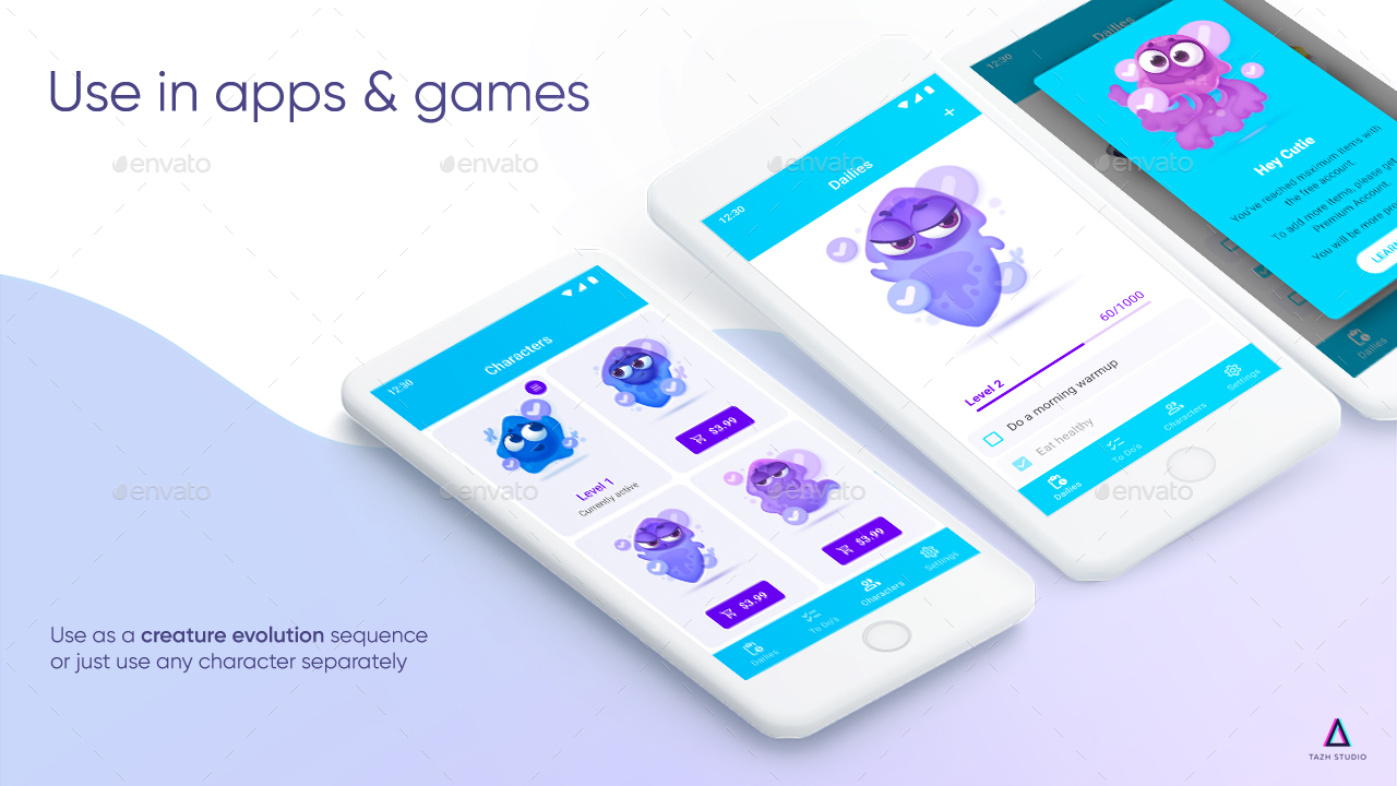 Evolutionary Characters Set Vol.1, Graphics | GraphicRiver