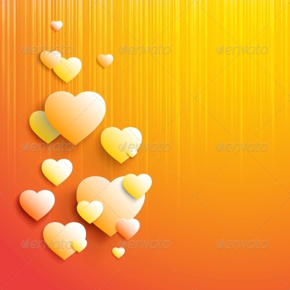 Stylish White Heart - Backgrounds Decorative