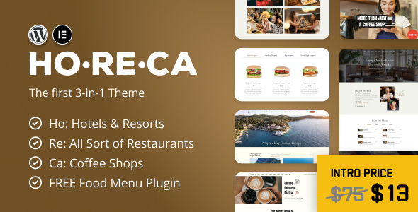 HoReCa – Hospitality Industry Theme
