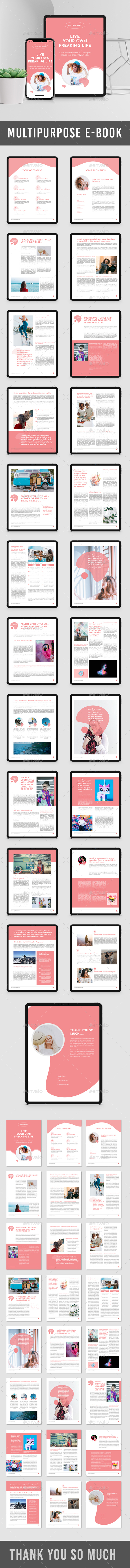 [DOWNLOAD]Elegant Pink eBook template | Multipurpose