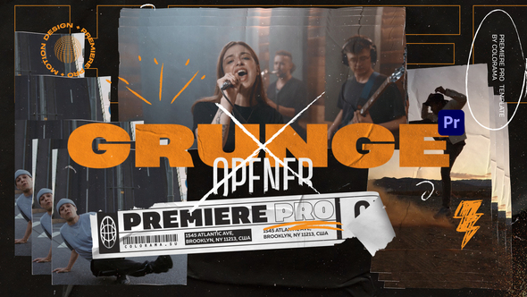 Grunge Collage Intro