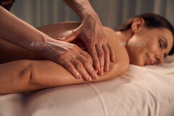 Arm Massage Stock Photo