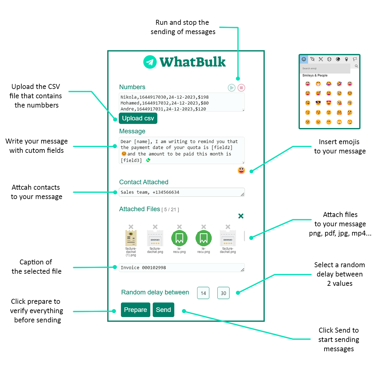 WhatBulk -  A bulk sender for Whatsapp - 3