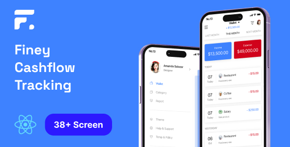 Finey - React Native Cash Manager Template