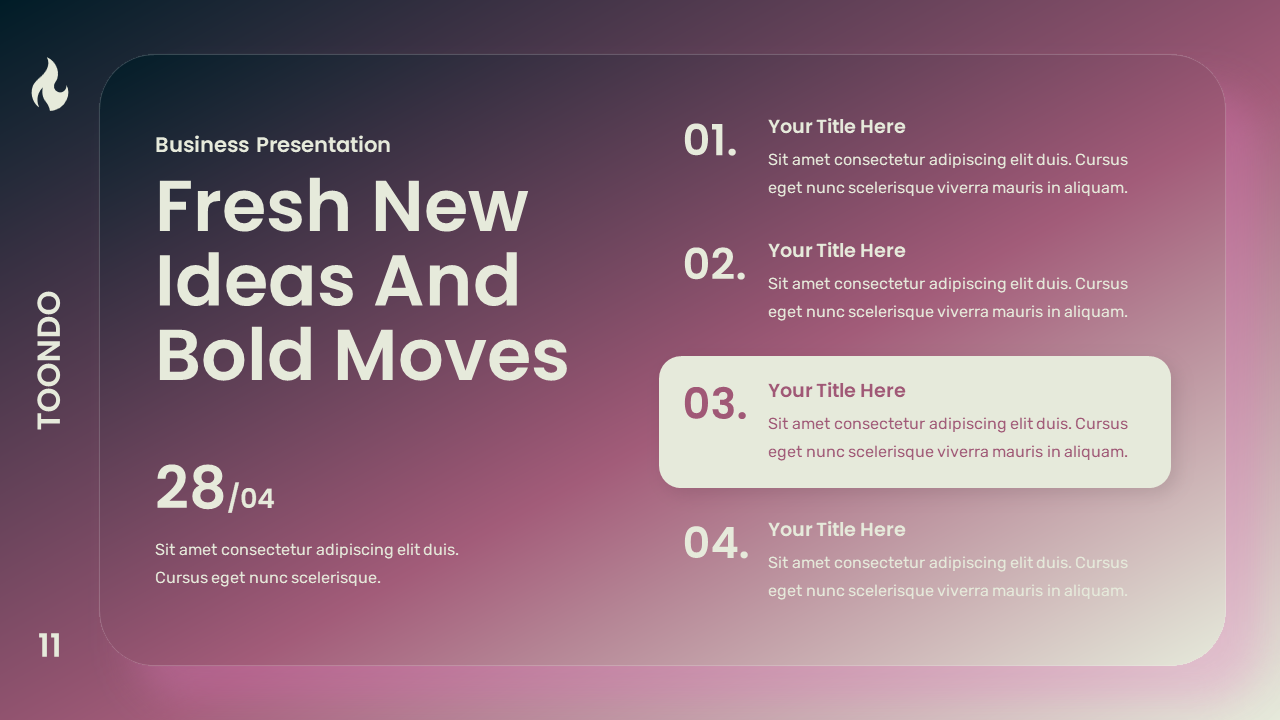 TOONDO - Modern Creative Business Plan Presentation Template ...