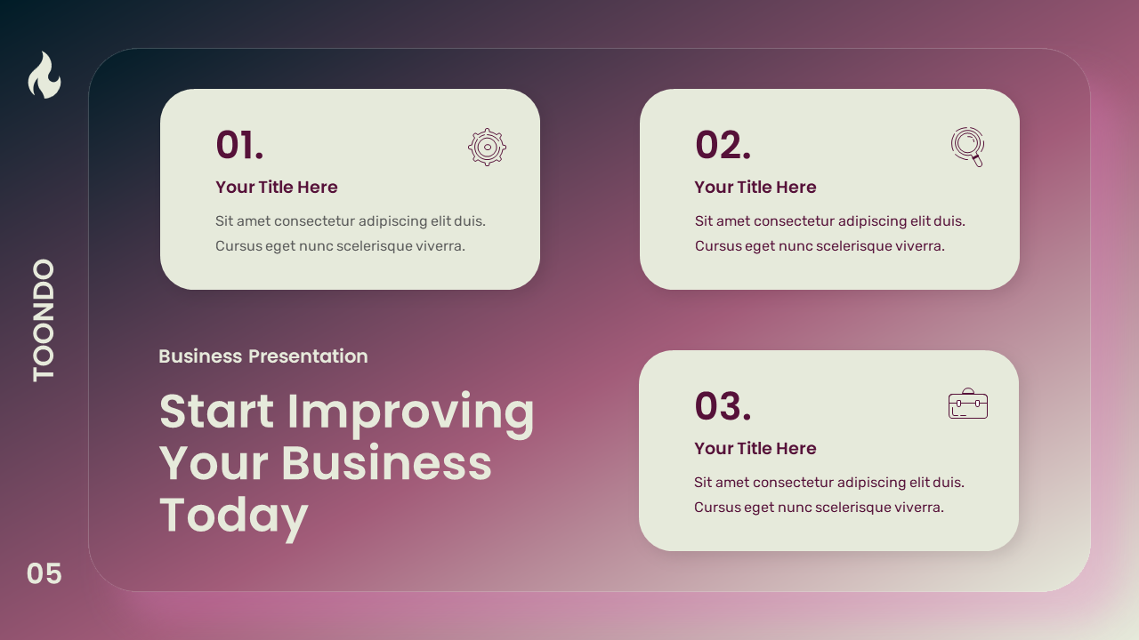 TOONDO - Modern Creative Business Plan Presentation Template ...