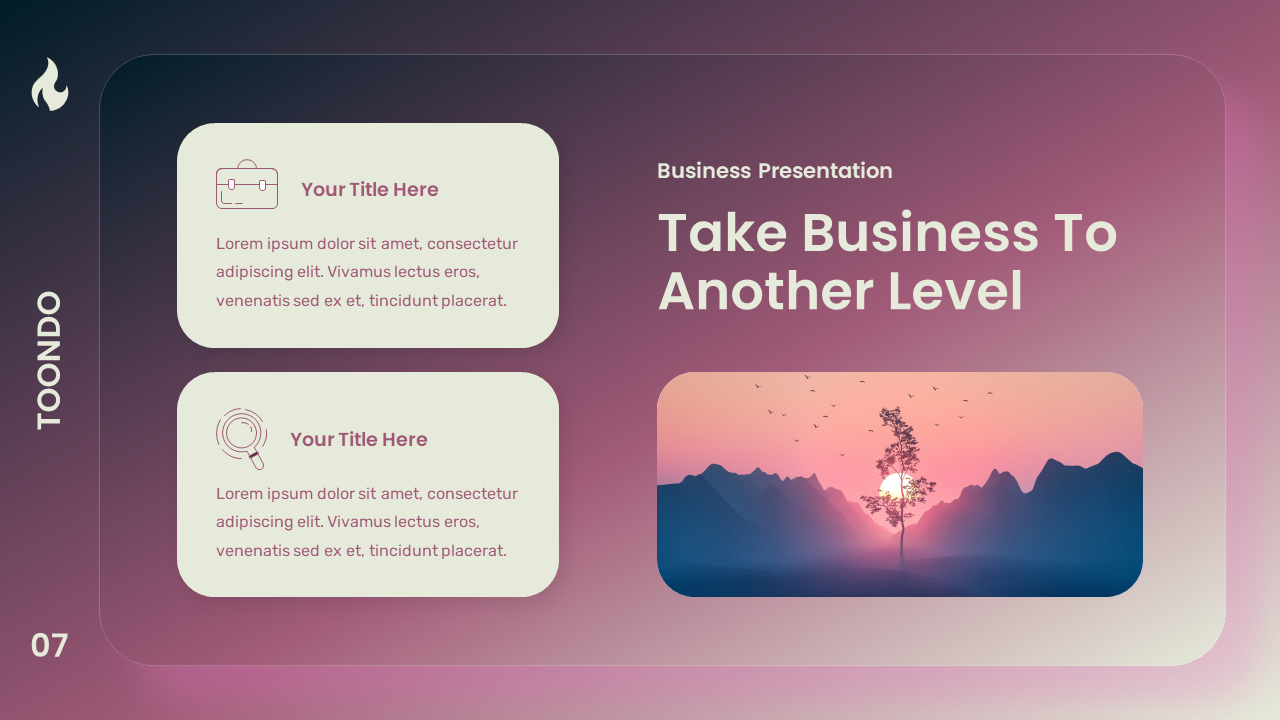 TOONDO - Modern Creative Business Plan Presentation Template ...
