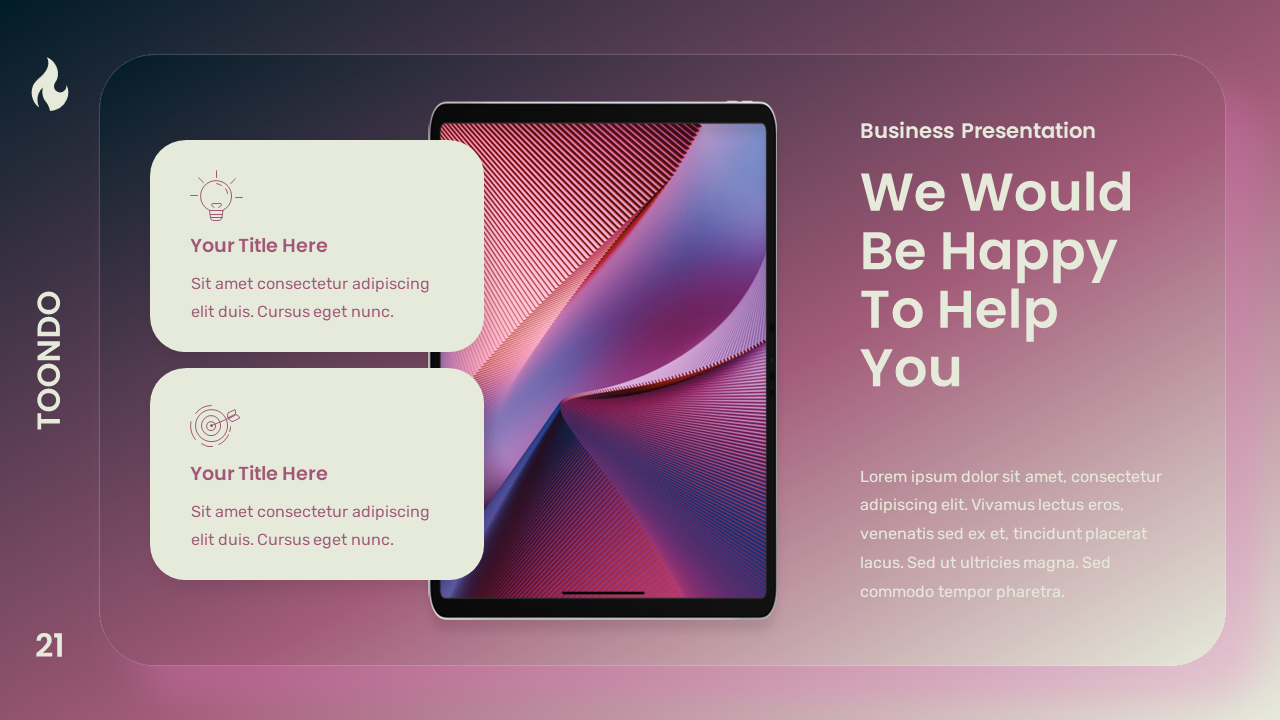 TOONDO - Modern Creative Business Plan Presentation Template ...