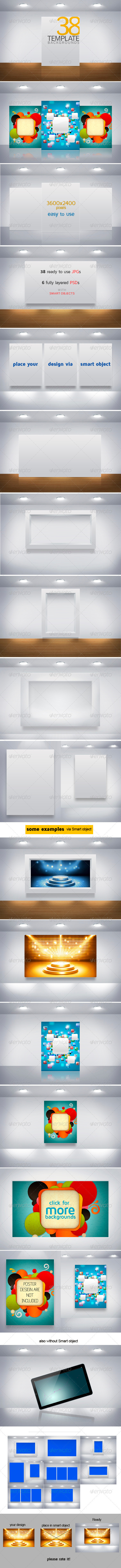 Template Backgrounds - Miscellaneous Photo Templates