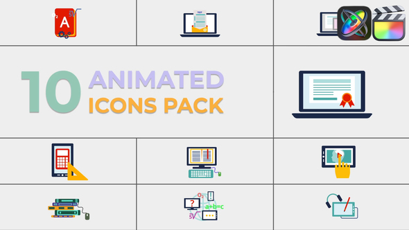 Education Icons Pack for FCPX