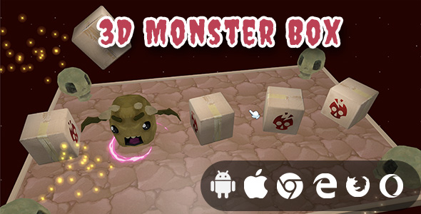 3D Monster Box - Cross Platform Puzzle Game