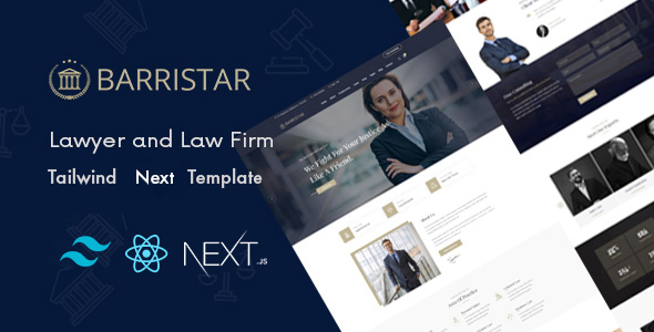 [DOWNLOAD]Barristar – Tailwind Css Lawyer and Attorney Next Js Template