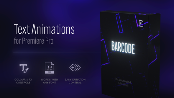 Titles for Premiere Pro | Barcode