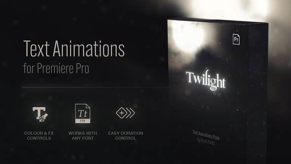 Titles for Premiere Pro | Twilight