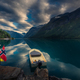 Reflections of Nature: Captivating Beauty in Norway&#39;s Lovatnet - PhotoDune Item for Sale