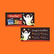 Gradient Halloween Movie Night Voucher