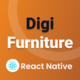 Furniture Ecommerce App UI UX React Native Mobile Skin