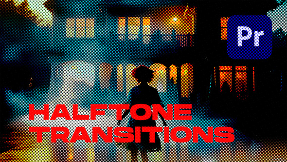 Halftone Dots Transitions | Premiere Pro