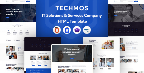 Techmos - IT Solutions Technology & Consultancy HTML Template