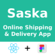 Shipping Delivery App UI Kit React Native Figma FREE Life Time Update Saska