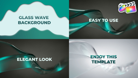 Glass Wave Backgrounds for FCPX