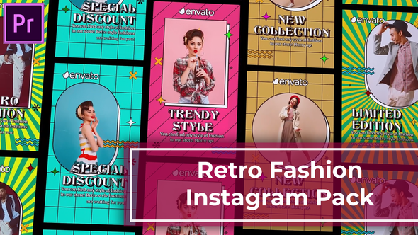 Retro Fashion Instagram Story Reel 2 | MOGRT