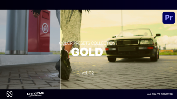 Gold LUT Collection Vol. 02 for Premiere Pro