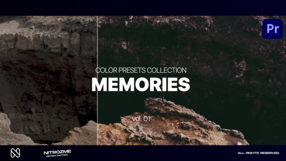 Memories LUT Collection Vol. 01 for Premiere Pro