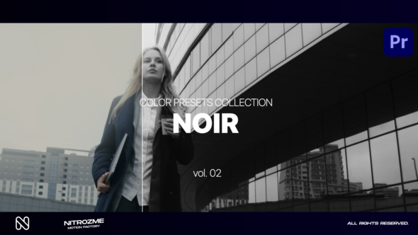 Noir LUT Collection Vol. 02 for Premiere Pro