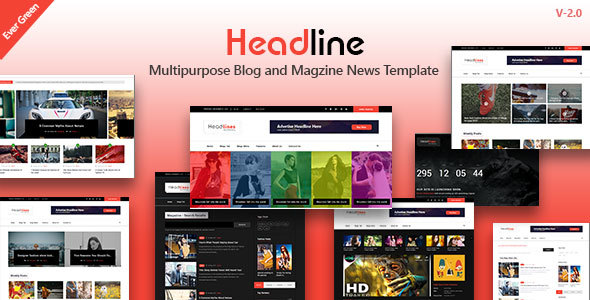 Headline - Multipurpose Magazine Blog Responsive Template