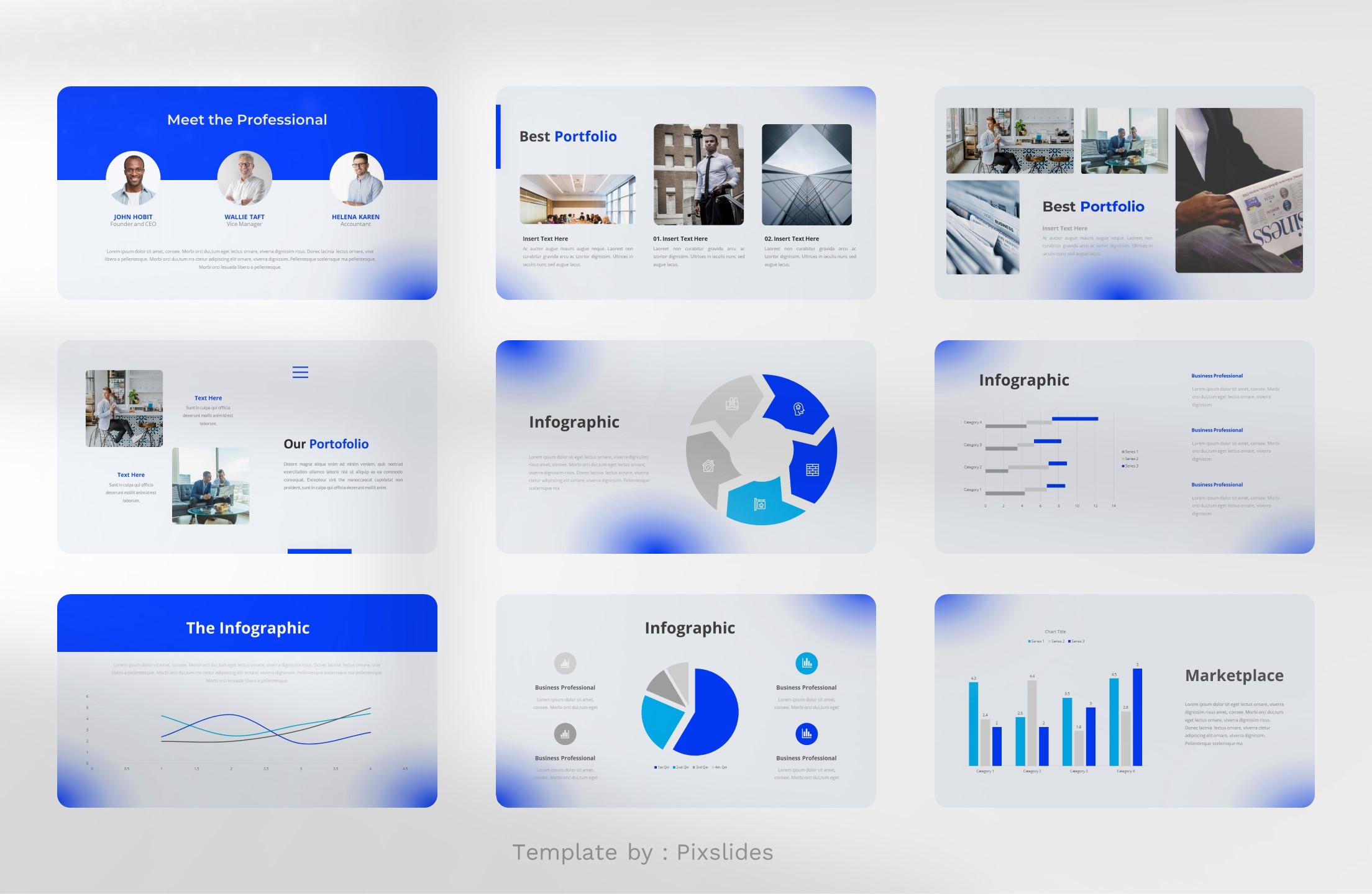Minbiz. - Minimal business Presentation Template, Presentation Templates