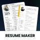 Resume CV Maker - Resume Builder - Professional CV Template Maker - CV Creator