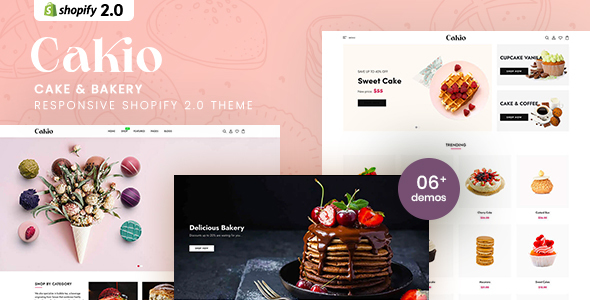 Cakio – Cake & Bakery Responsive Shopify 2.0 Theme