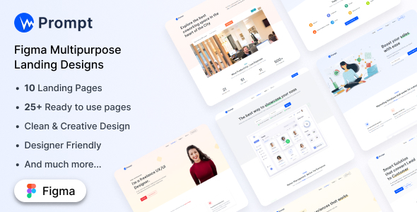 Prompt - Figma Landing UI Kit