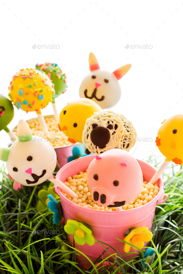 Easter cake pops