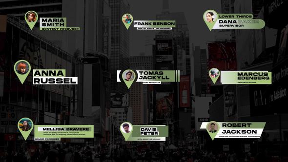 Location Lower Thirds | AE Titles template preview