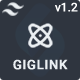 Giglink - Tailwind CSS NFT Marketplace & Admin Dashboard Template