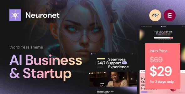 Neuronet – AI Business & Startup WordPress Theme
