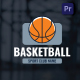 Basketball Titles Premiere Pro - VideoHive Item for Sale